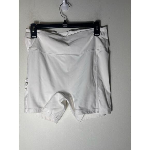 Lululemon White Performance Shorts Sz M - Picture 1 of 2